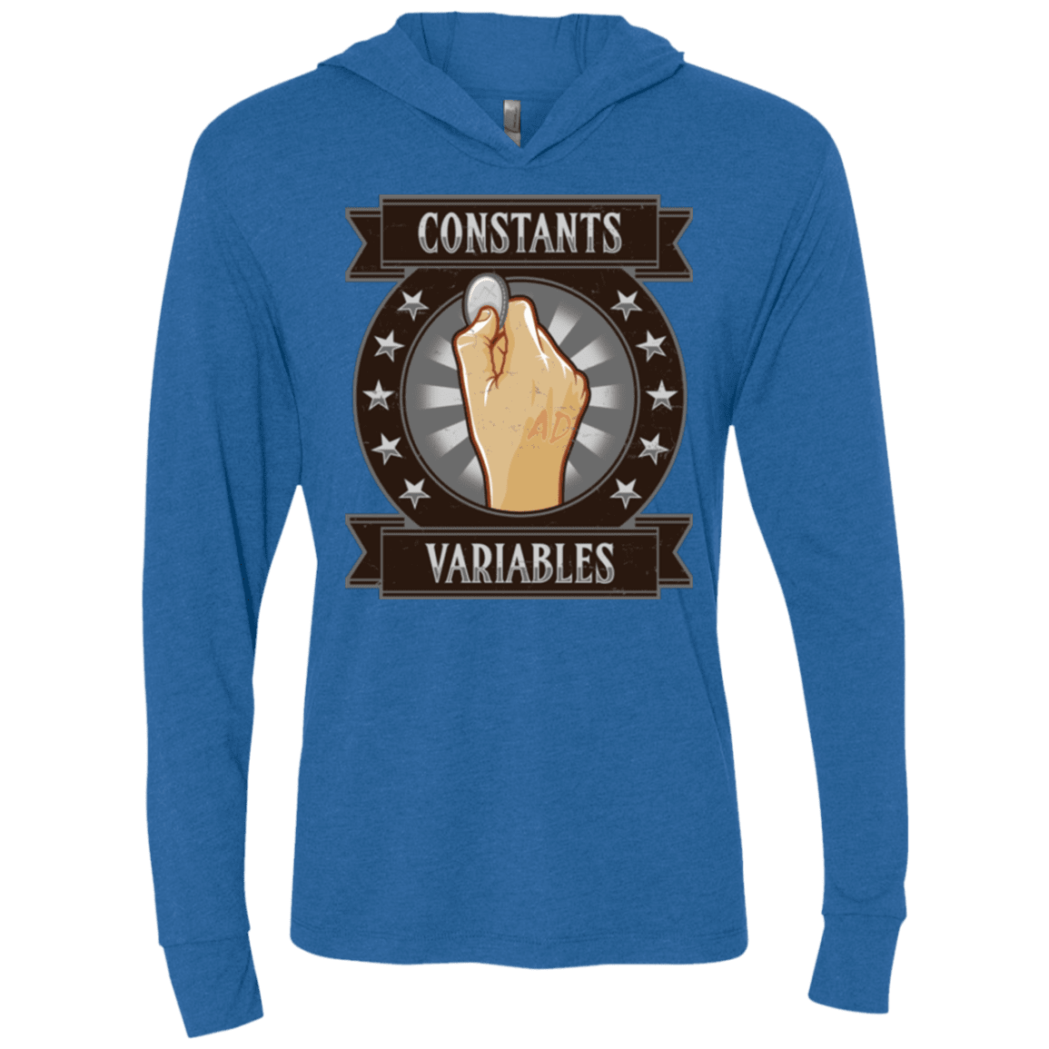 T-Shirts Vintage Royal / X-Small CONSTANTS AND VARIABLES Triblend Long Sleeve Hoodie Tee