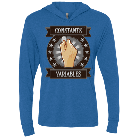 T-Shirts Vintage Royal / X-Small CONSTANTS AND VARIABLES Triblend Long Sleeve Hoodie Tee