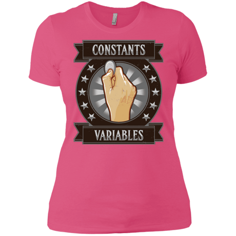T-Shirts Hot Pink / X-Small CONSTANTS AND VARIABLES Women's Premium T-Shirt