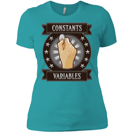 T-Shirts Tahiti Blue / X-Small CONSTANTS AND VARIABLES Women's Premium T-Shirt