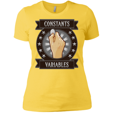 T-Shirts Vibrant Yellow / X-Small CONSTANTS AND VARIABLES Women's Premium T-Shirt
