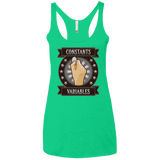 T-Shirts Envy / X-Small CONSTANTS AND VARIABLES Women's Triblend Racerback Tank