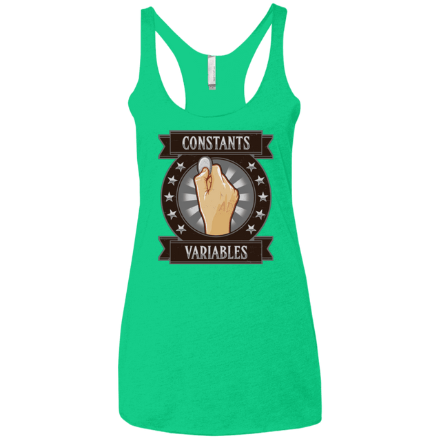 T-Shirts Envy / X-Small CONSTANTS AND VARIABLES Women's Triblend Racerback Tank