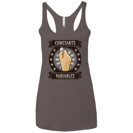 T-Shirts Macchiato / X-Small CONSTANTS AND VARIABLES Women's Triblend Racerback Tank