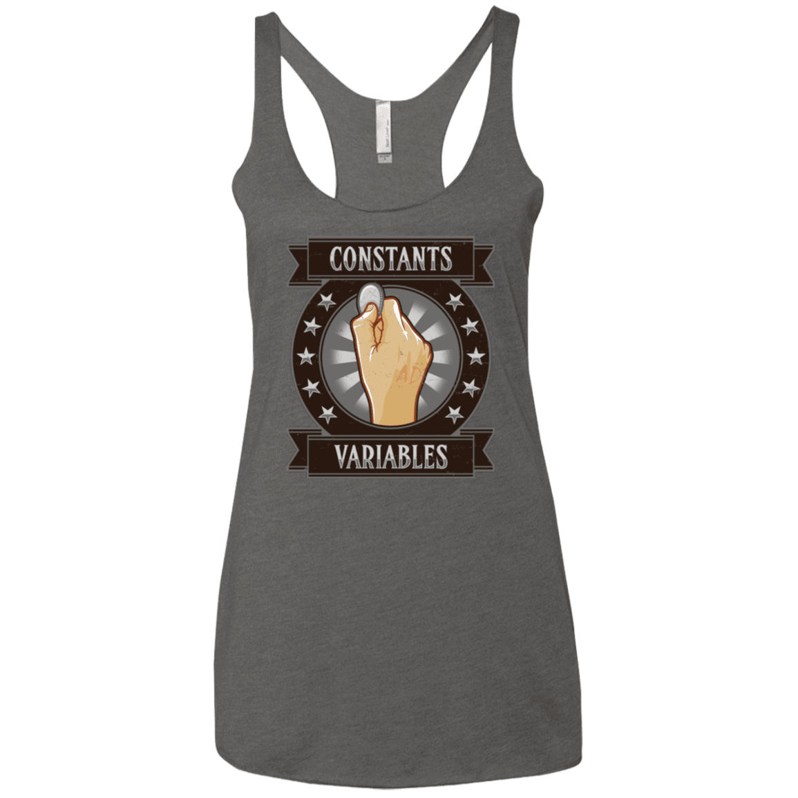 T-Shirts Premium Heather / X-Small CONSTANTS AND VARIABLES Women's Triblend Racerback Tank