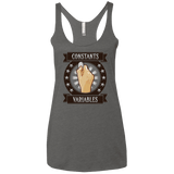 T-Shirts Premium Heather / X-Small CONSTANTS AND VARIABLES Women's Triblend Racerback Tank