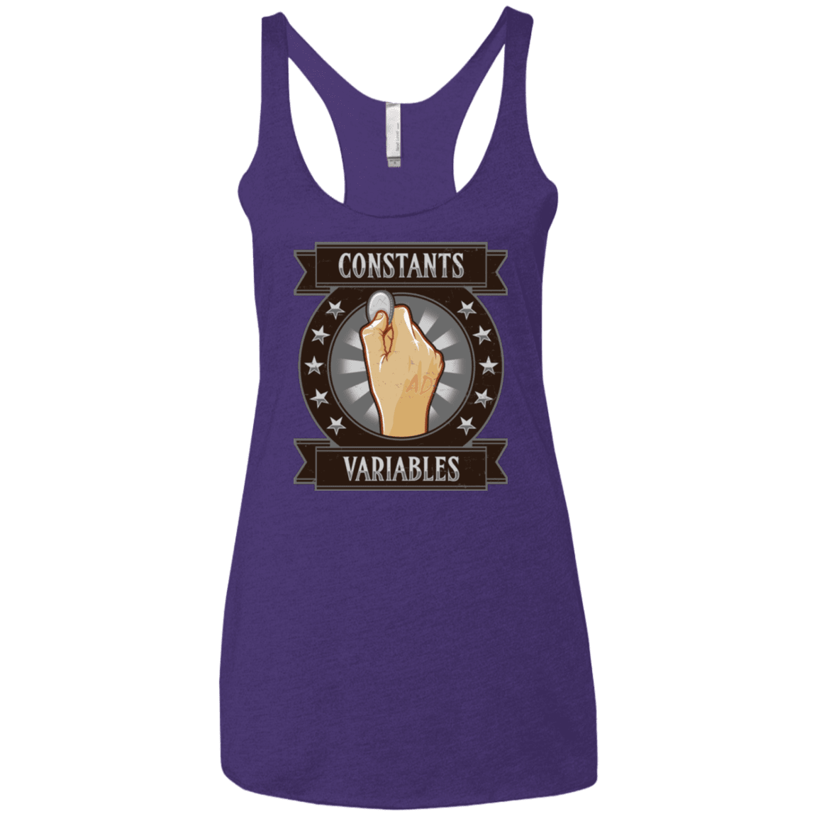 T-Shirts Purple / X-Small CONSTANTS AND VARIABLES Women's Triblend Racerback Tank