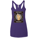 T-Shirts Purple / X-Small CONSTANTS AND VARIABLES Women's Triblend Racerback Tank
