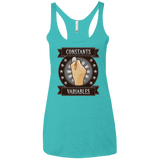 T-Shirts Tahiti Blue / X-Small CONSTANTS AND VARIABLES Women's Triblend Racerback Tank