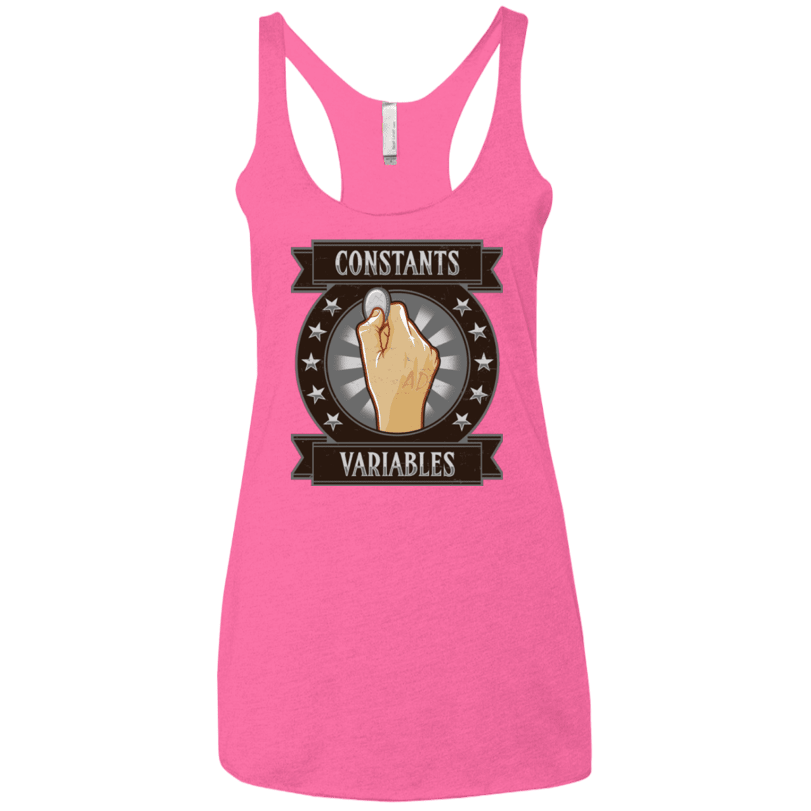 T-Shirts Vintage Pink / X-Small CONSTANTS AND VARIABLES Women's Triblend Racerback Tank