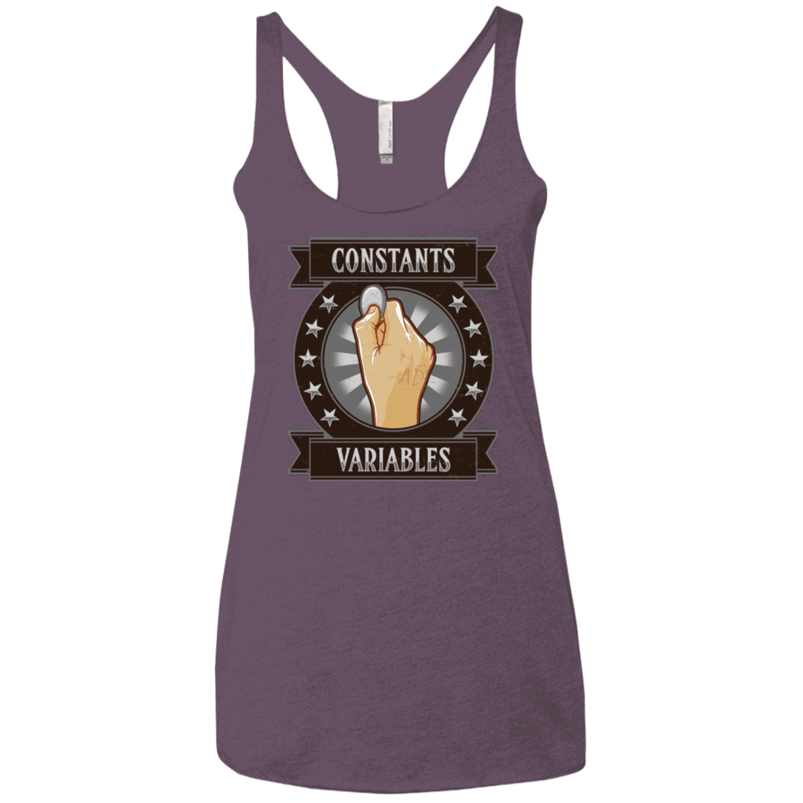 T-Shirts Vintage Purple / X-Small CONSTANTS AND VARIABLES Women's Triblend Racerback Tank