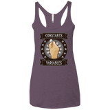 T-Shirts Vintage Purple / X-Small CONSTANTS AND VARIABLES Women's Triblend Racerback Tank