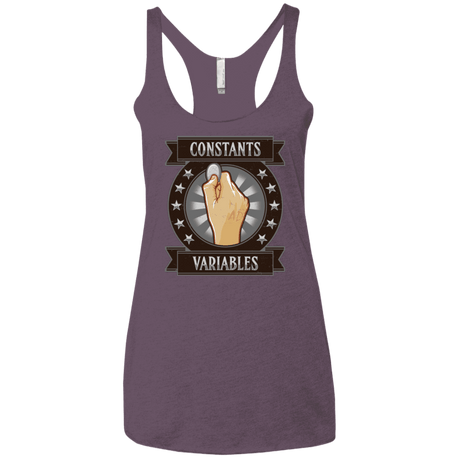 T-Shirts Vintage Purple / X-Small CONSTANTS AND VARIABLES Women's Triblend Racerback Tank