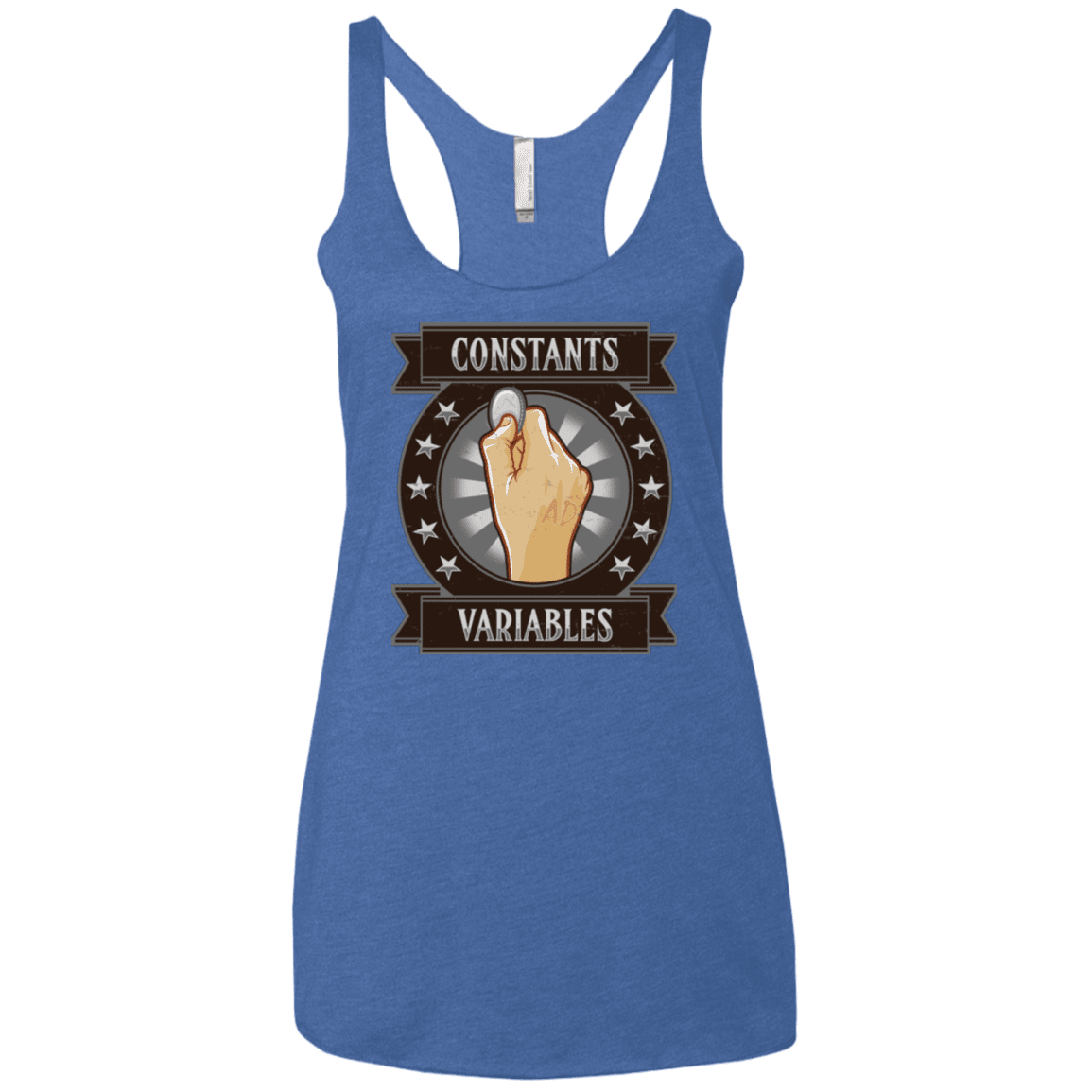 T-Shirts Vintage Royal / X-Small CONSTANTS AND VARIABLES Women's Triblend Racerback Tank