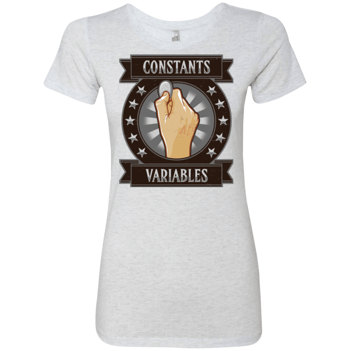 T-Shirts Heather White / Small CONSTANTS AND VARIABLES Women's Triblend T-Shirt