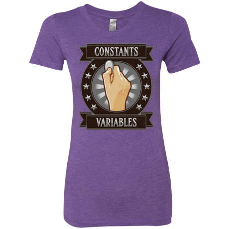 T-Shirts Purple Rush / Small CONSTANTS AND VARIABLES Women's Triblend T-Shirt