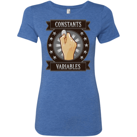 T-Shirts Vintage Royal / Small CONSTANTS AND VARIABLES Women's Triblend T-Shirt