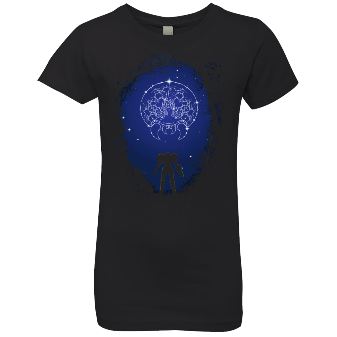 T-Shirts Black / YXS Constellation Metroid Girls Premium T-Shirt