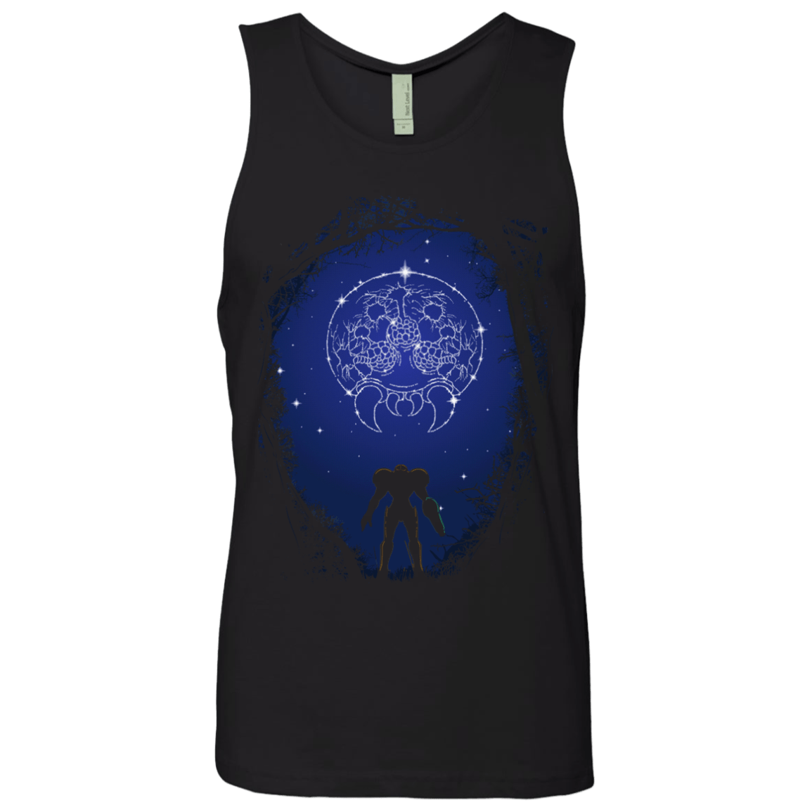 T-Shirts Black / S Constellation Metroid Men's Premium Tank Top