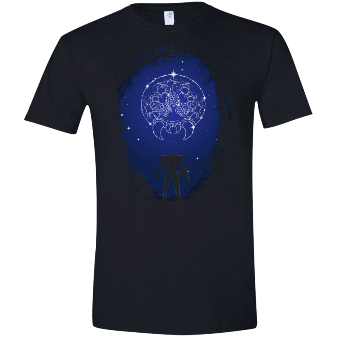 T-Shirts Black / X-Small Constellation Metroid Men's Semi-Fitted Softstyle