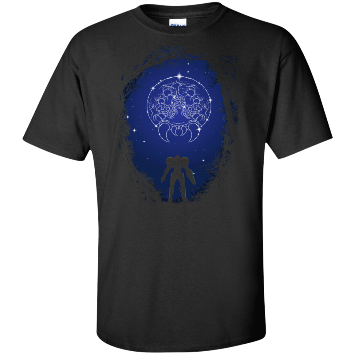 T-Shirts Black / XLT Constellation Metroid Tall T-Shirt