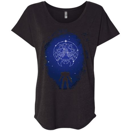 T-Shirts Vintage Black / X-Small Constellation Metroid Triblend Dolman Sleeve