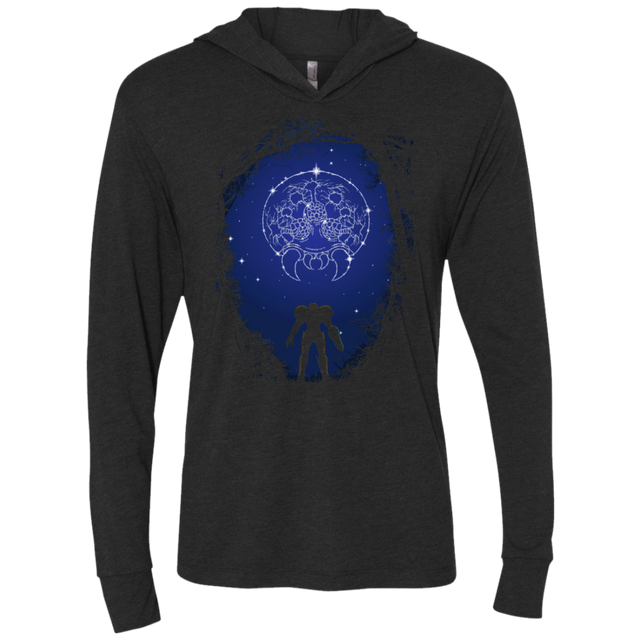 T-Shirts Vintage Black / X-Small Constellation Metroid Triblend Long Sleeve Hoodie Tee