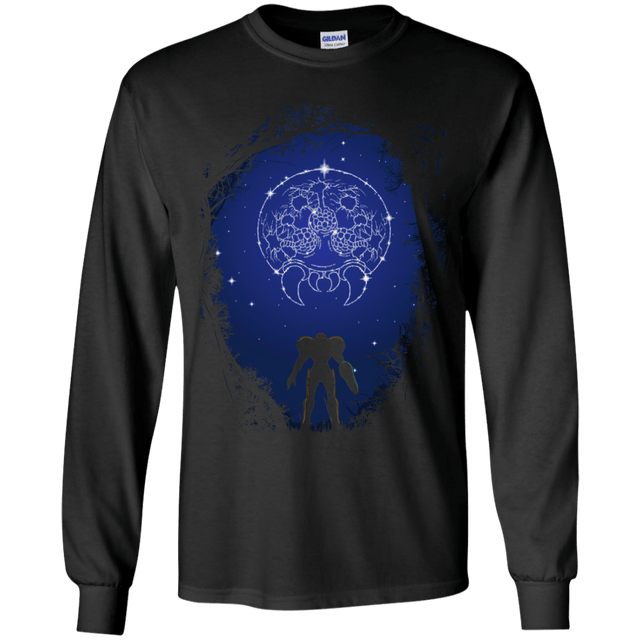 T-Shirts Black / YS Constellation Metroid Youth Long Sleeve T-Shirt