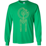 T-Shirts Irish Green / YS Construction Stars Youth Long Sleeve T-Shirt