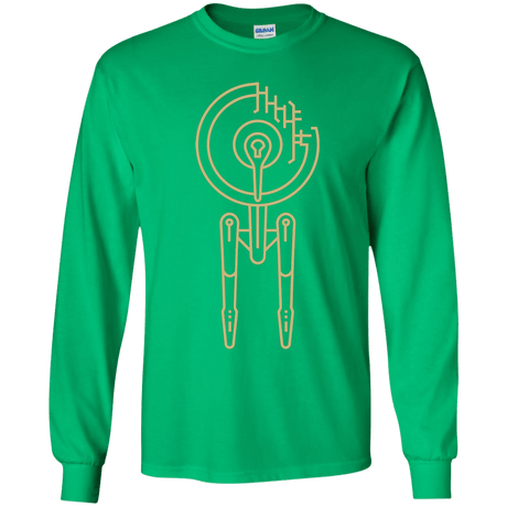 T-Shirts Irish Green / YS Construction Stars Youth Long Sleeve T-Shirt