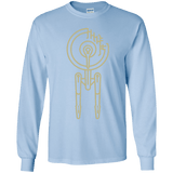 T-Shirts Light Blue / YS Construction Stars Youth Long Sleeve T-Shirt