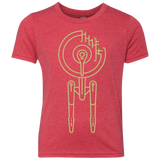 T-Shirts Vintage Red / YXS Construction Stars Youth Triblend T-Shirt