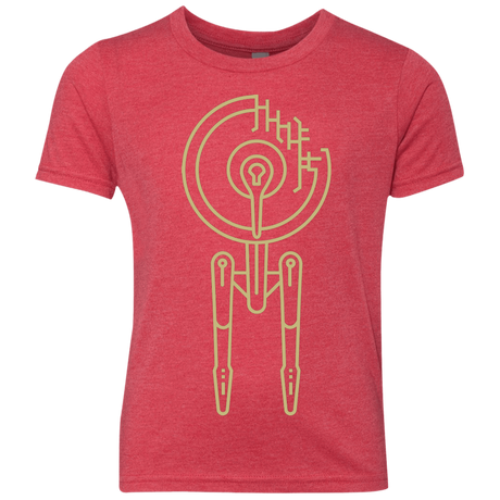 T-Shirts Vintage Red / YXS Construction Stars Youth Triblend T-Shirt
