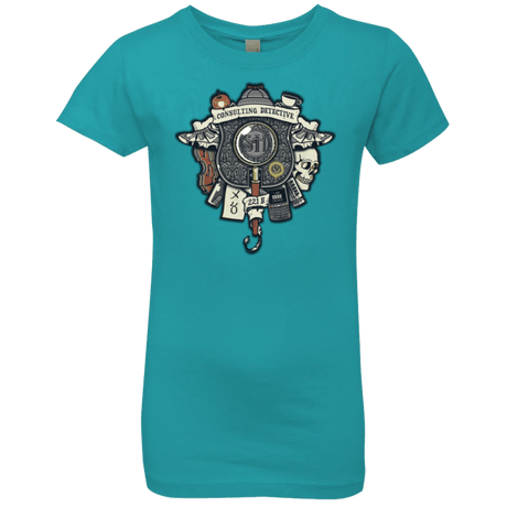T-Shirts Tahiti Blue / YXS Consulting Detective Girls Premium T-Shirt