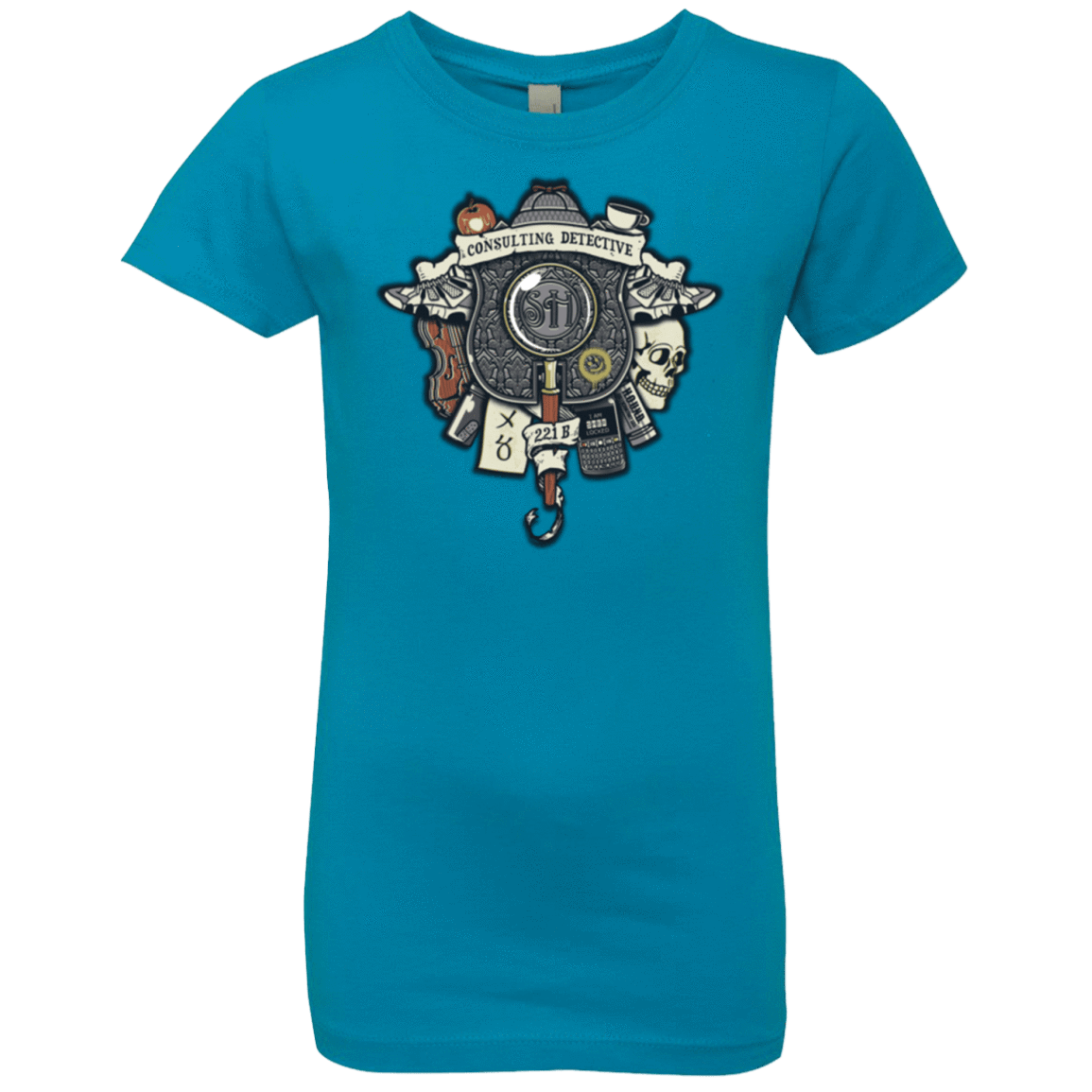 T-Shirts Turquoise / YXS Consulting Detective Girls Premium T-Shirt