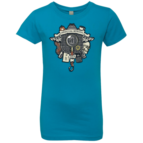 T-Shirts Turquoise / YXS Consulting Detective Girls Premium T-Shirt