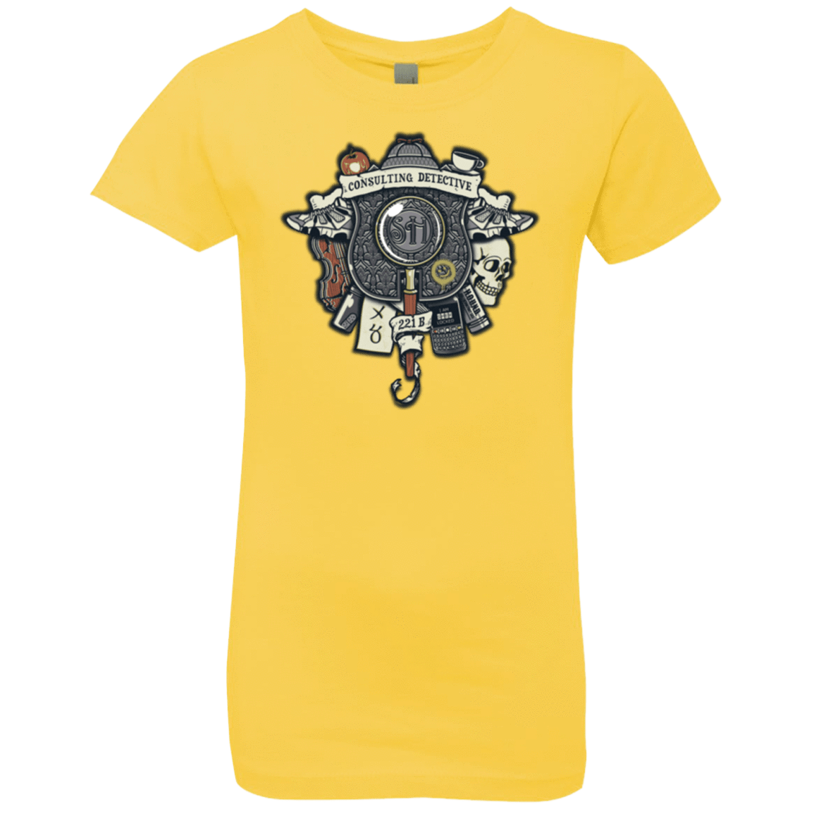 T-Shirts Vibrant Yellow / YXS Consulting Detective Girls Premium T-Shirt