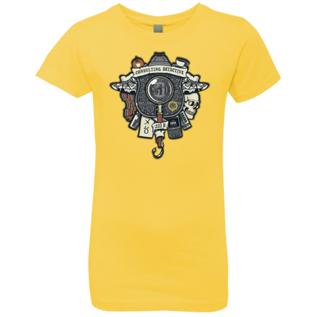 T-Shirts Vibrant Yellow / YXS Consulting Detective Girls Premium T-Shirt