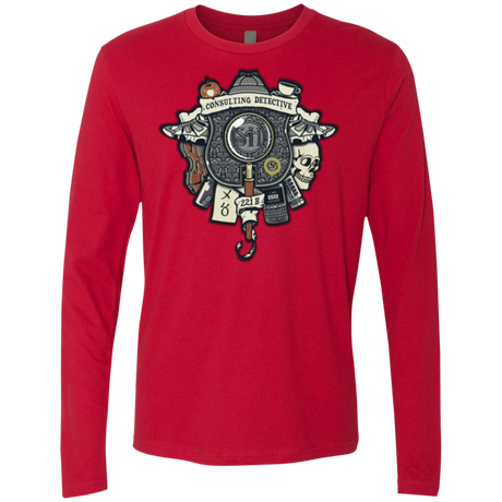 T-Shirts Red / Small Consulting Detective Men's Premium Long Sleeve
