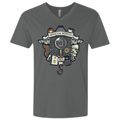 T-Shirts Heavy Metal / X-Small Consulting Detective Men's Premium V-Neck