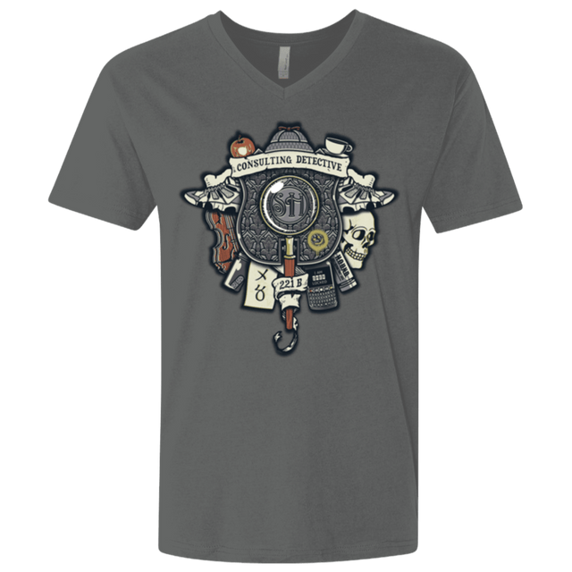 T-Shirts Heavy Metal / X-Small Consulting Detective Men's Premium V-Neck