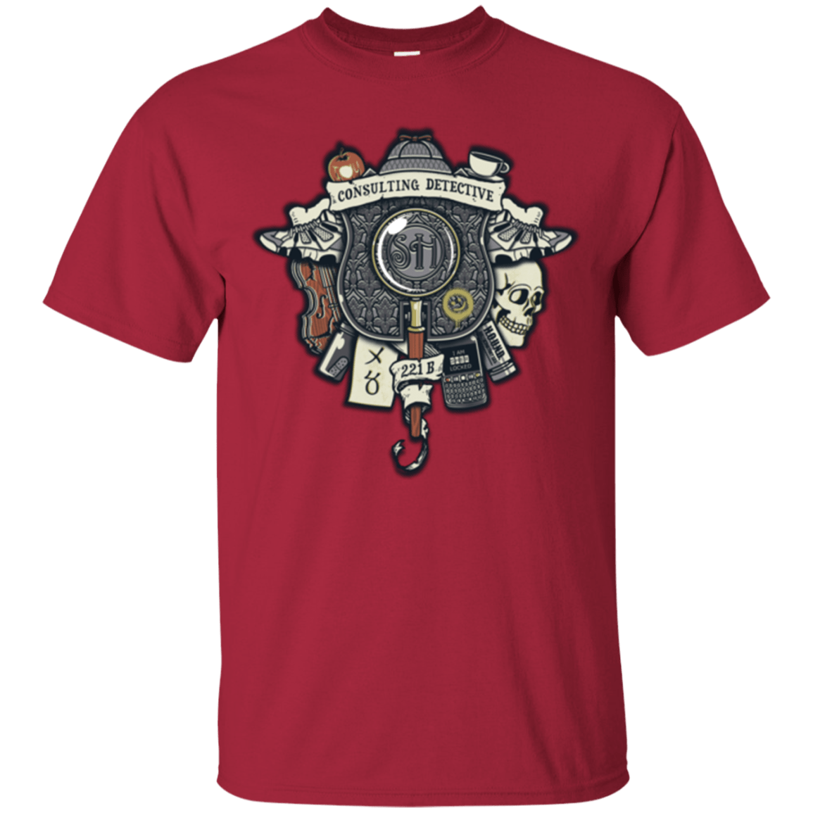 T-Shirts Cardinal / Small Consulting Detective T-Shirt