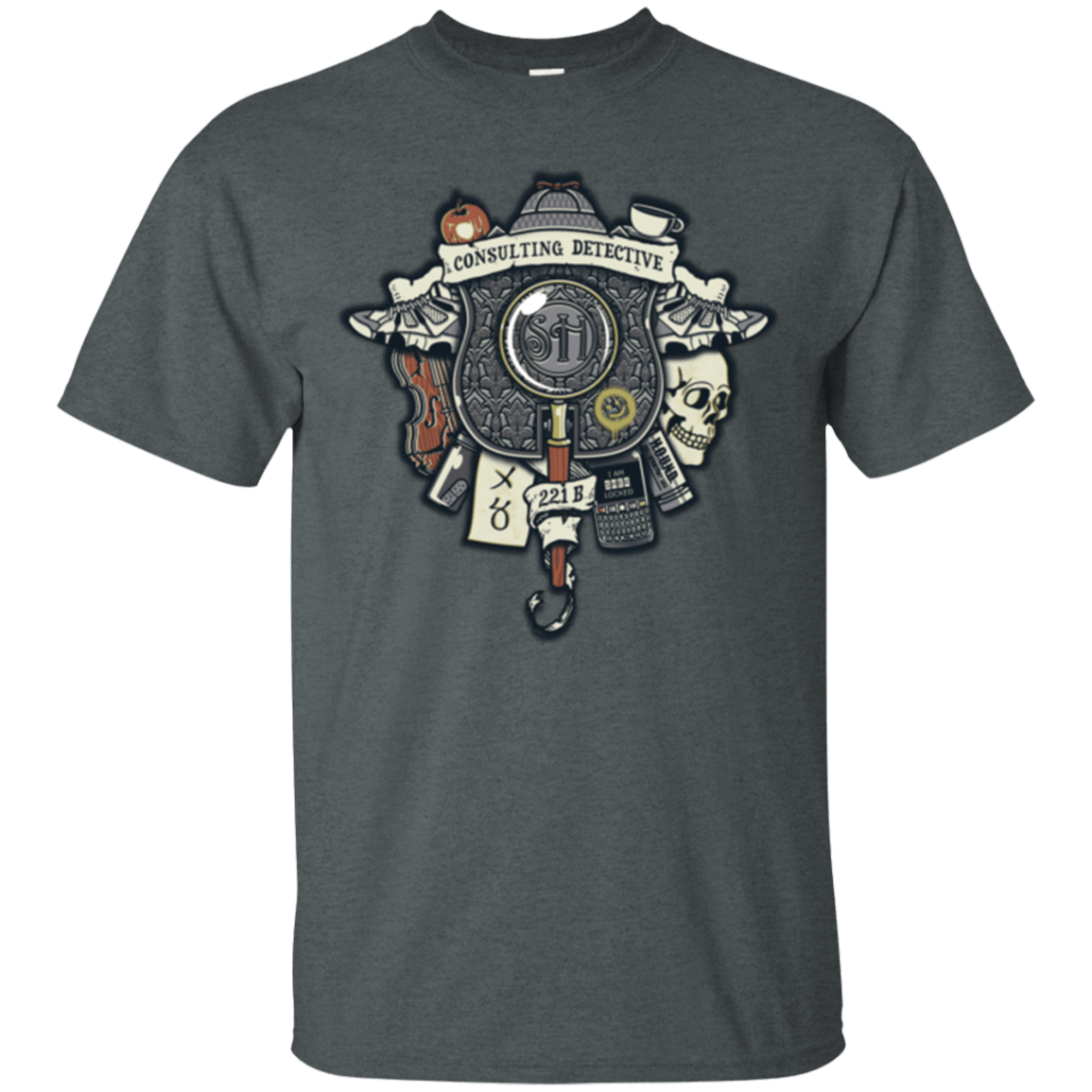 T-Shirts Dark Heather / Small Consulting Detective T-Shirt