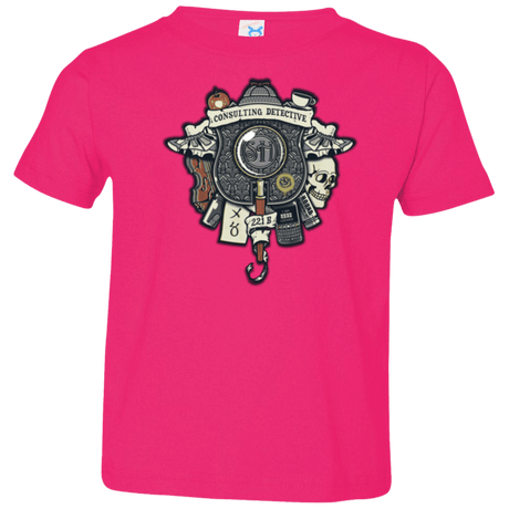 T-Shirts Hot Pink / 2T Consulting Detective Toddler Premium T-Shirt