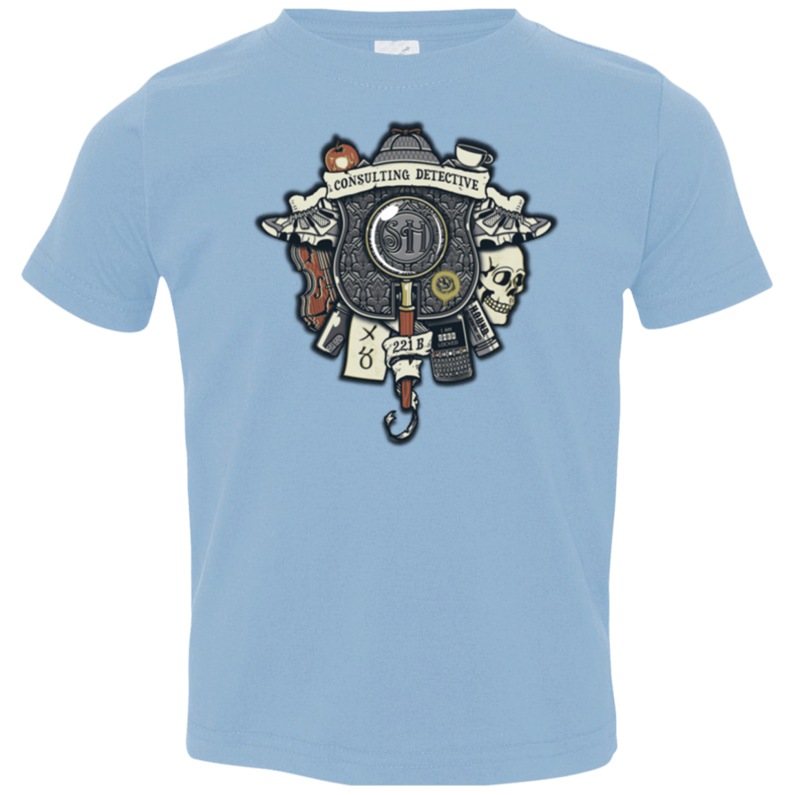 T-Shirts Light Blue / 2T Consulting Detective Toddler Premium T-Shirt
