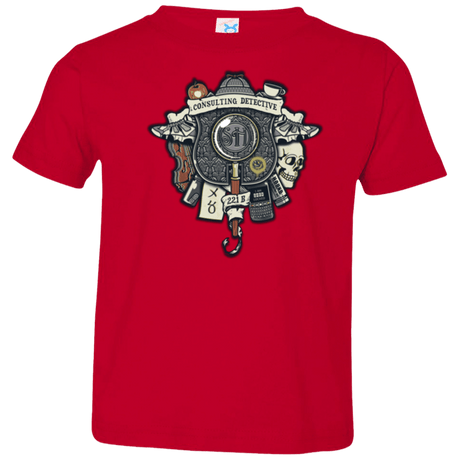 T-Shirts Red / 2T Consulting Detective Toddler Premium T-Shirt