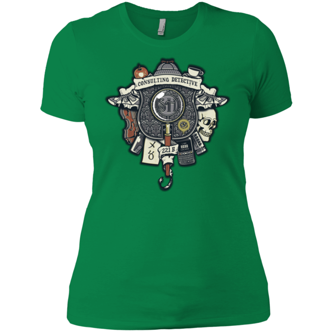 T-Shirts Kelly Green / X-Small Consulting Detective Women's Premium T-Shirt