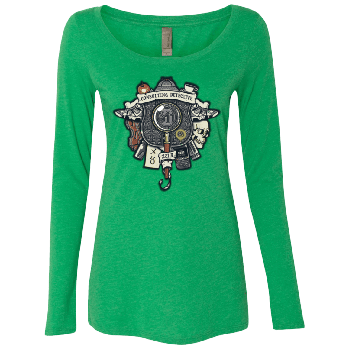 T-Shirts Envy / Small Consulting Detective Women's Triblend Long Sleeve Shirt