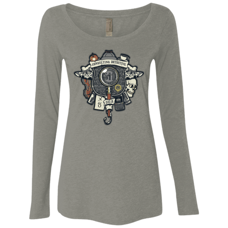 T-Shirts Venetian Grey / Small Consulting Detective Women's Triblend Long Sleeve Shirt