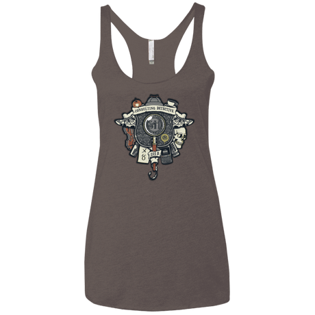 T-Shirts Macchiato / X-Small Consulting Detective Women's Triblend Racerback Tank